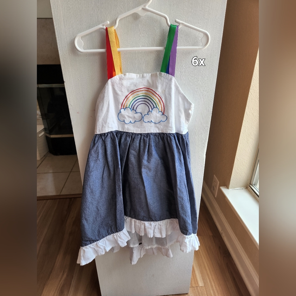 Evies closet rainbow dress